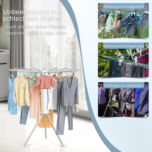 360° Rotating Clothes Drying Stand